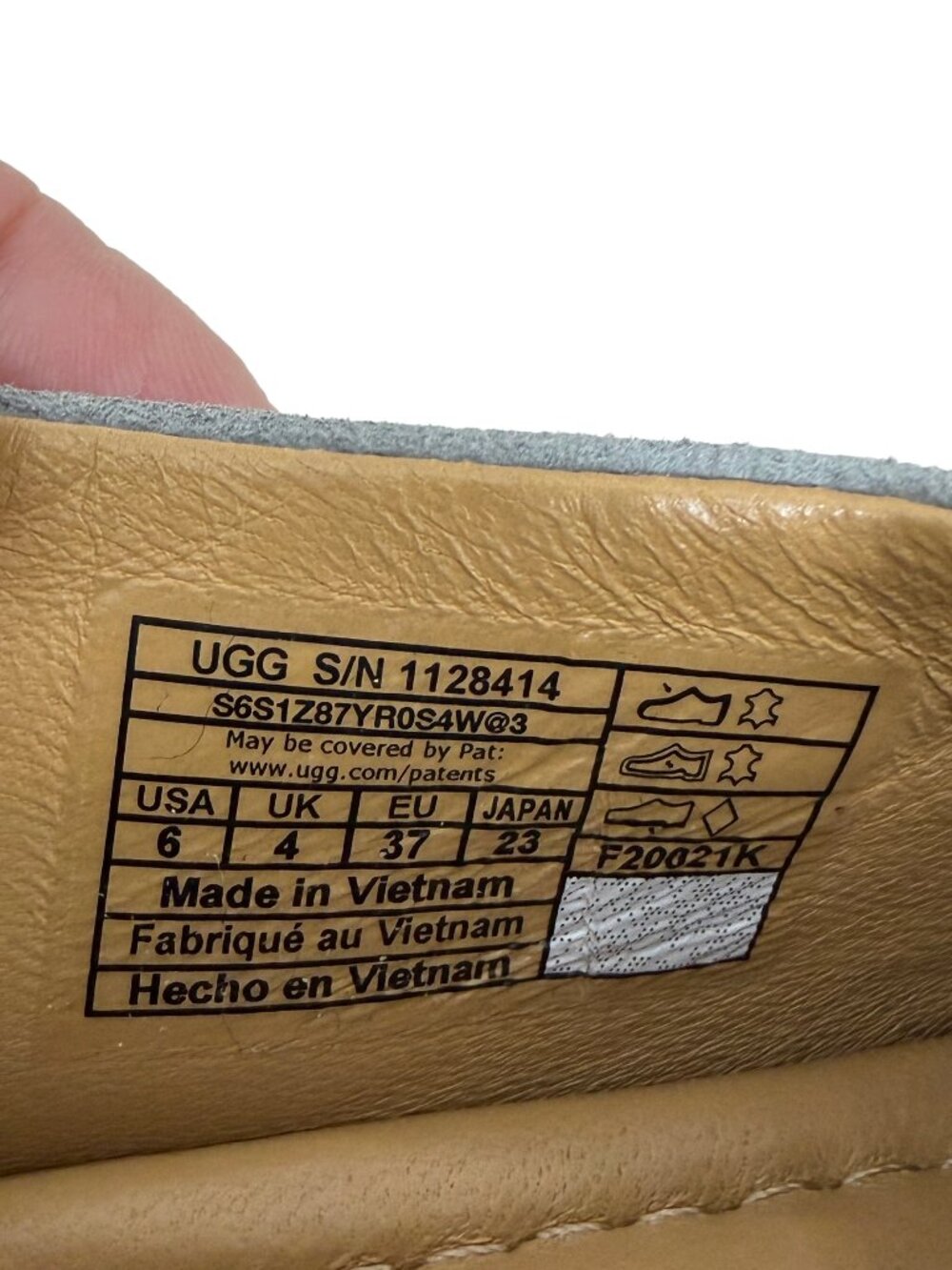 Ugg Janaya Suede Collapsable Slip-On in Cobble Grey Loafer Women's Size 6 - Picture 8 of 9